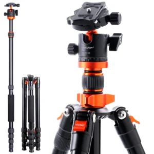 K&F Concept A234A1+BH-28L Aluminum Tripod KF09.099V1